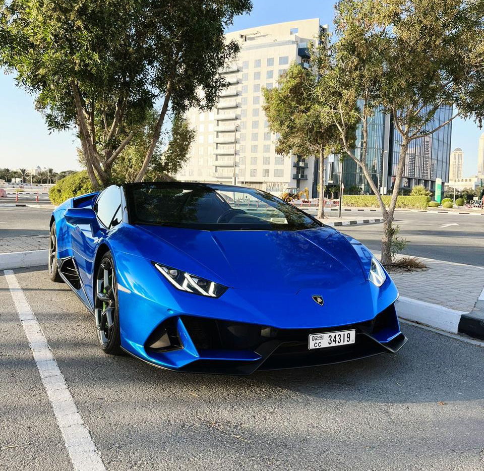 Lamborghini Huracan Evo Spyder Blue