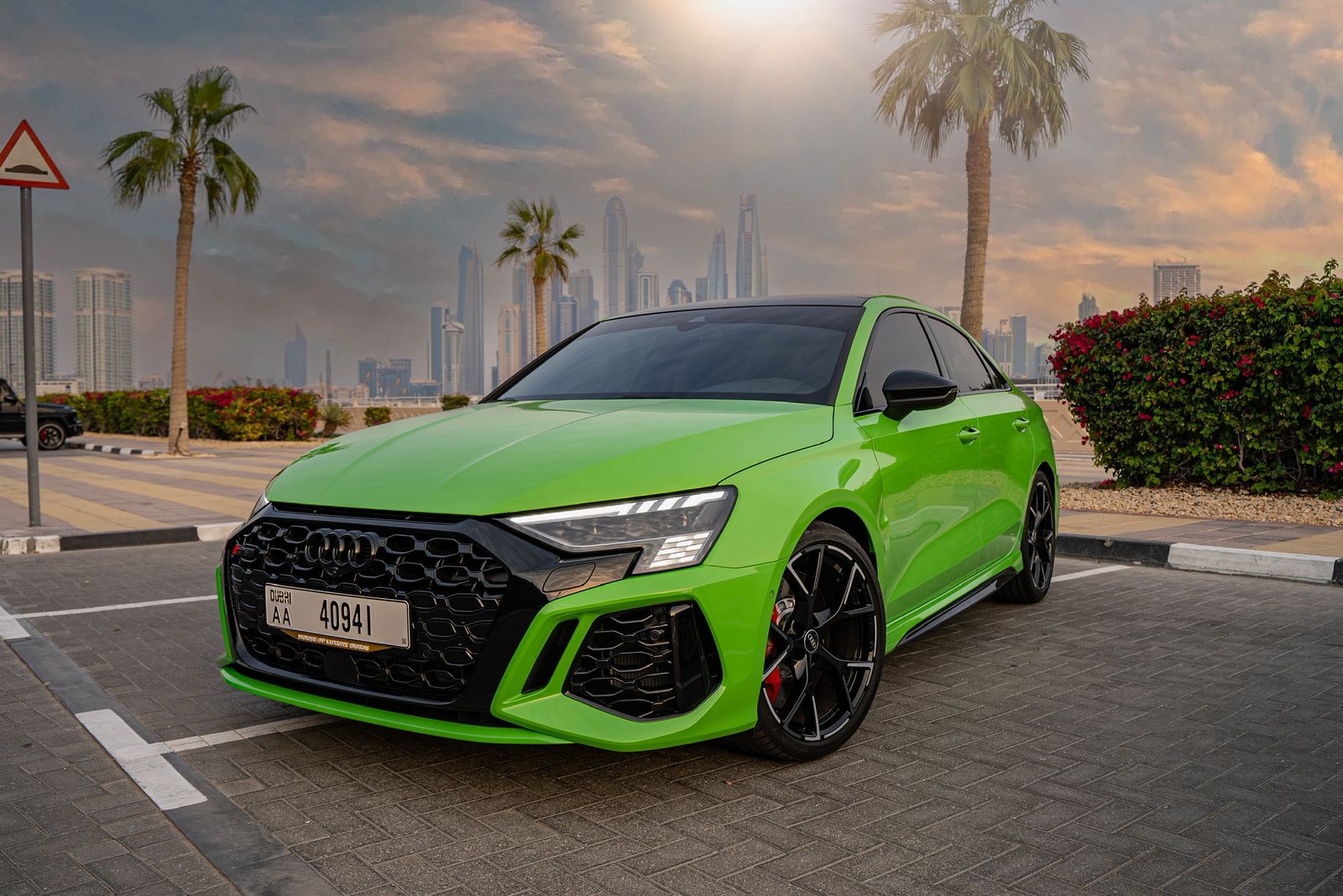 Audi RS3 Gcc Green