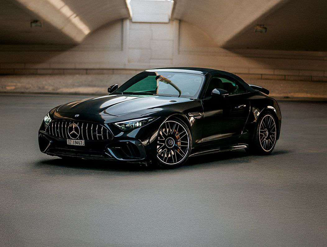 MERCEDES SL63 AMG V8 BITURBO  BLACK