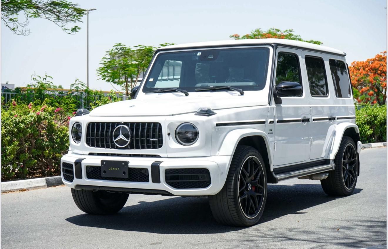 Mercedes G63 AMG V8 Biturbo White