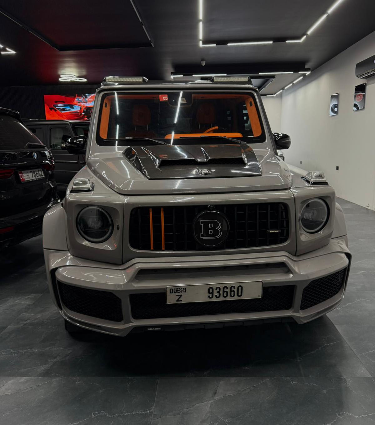 Mercedes G-Class Brabus 800 Carbon Kit Grey & Orange
