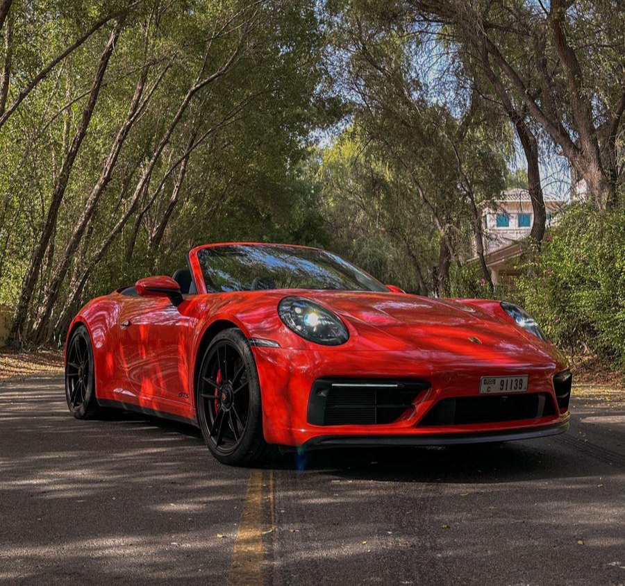 Porsche 911 Carrera Cabriolet Red no deposit 