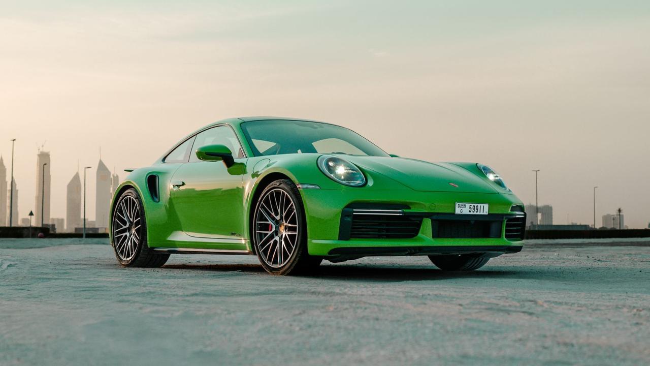 Porsche 911 Turbo Green