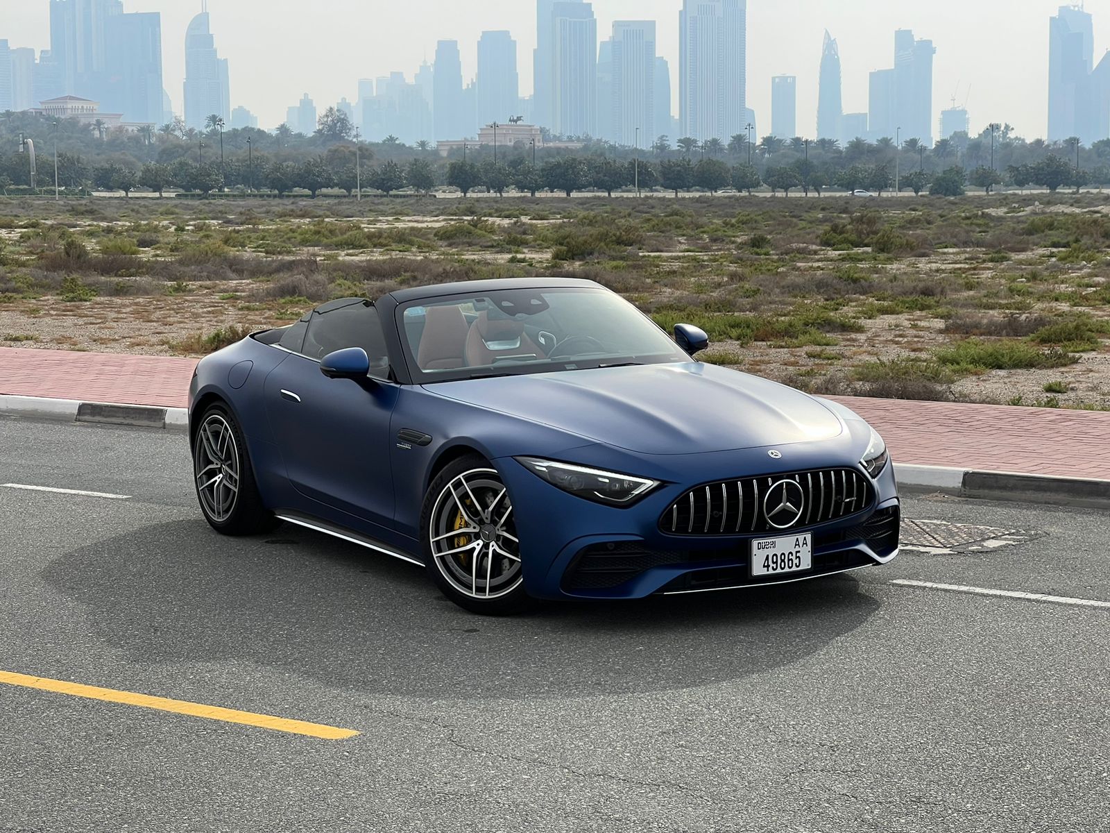 Mercedes Benz SL43 AMG Blue