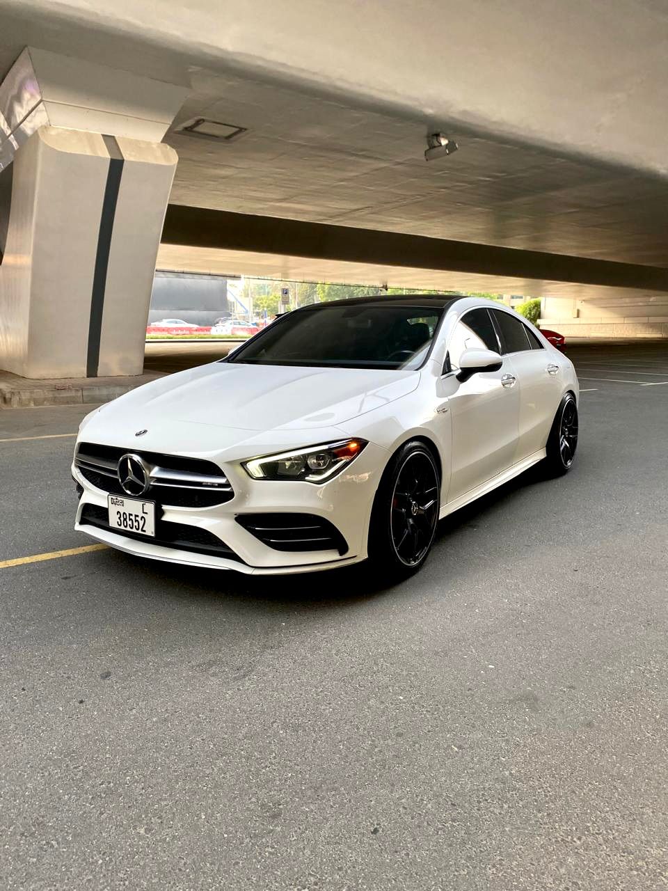 Mercedes Benz AMG CLA 35 White without Deposit