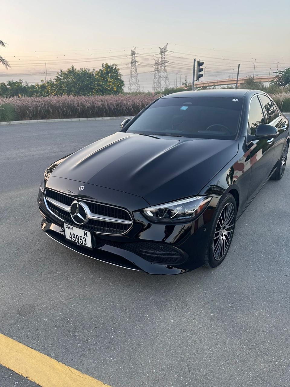 Mercedes C300 Black without Deposit