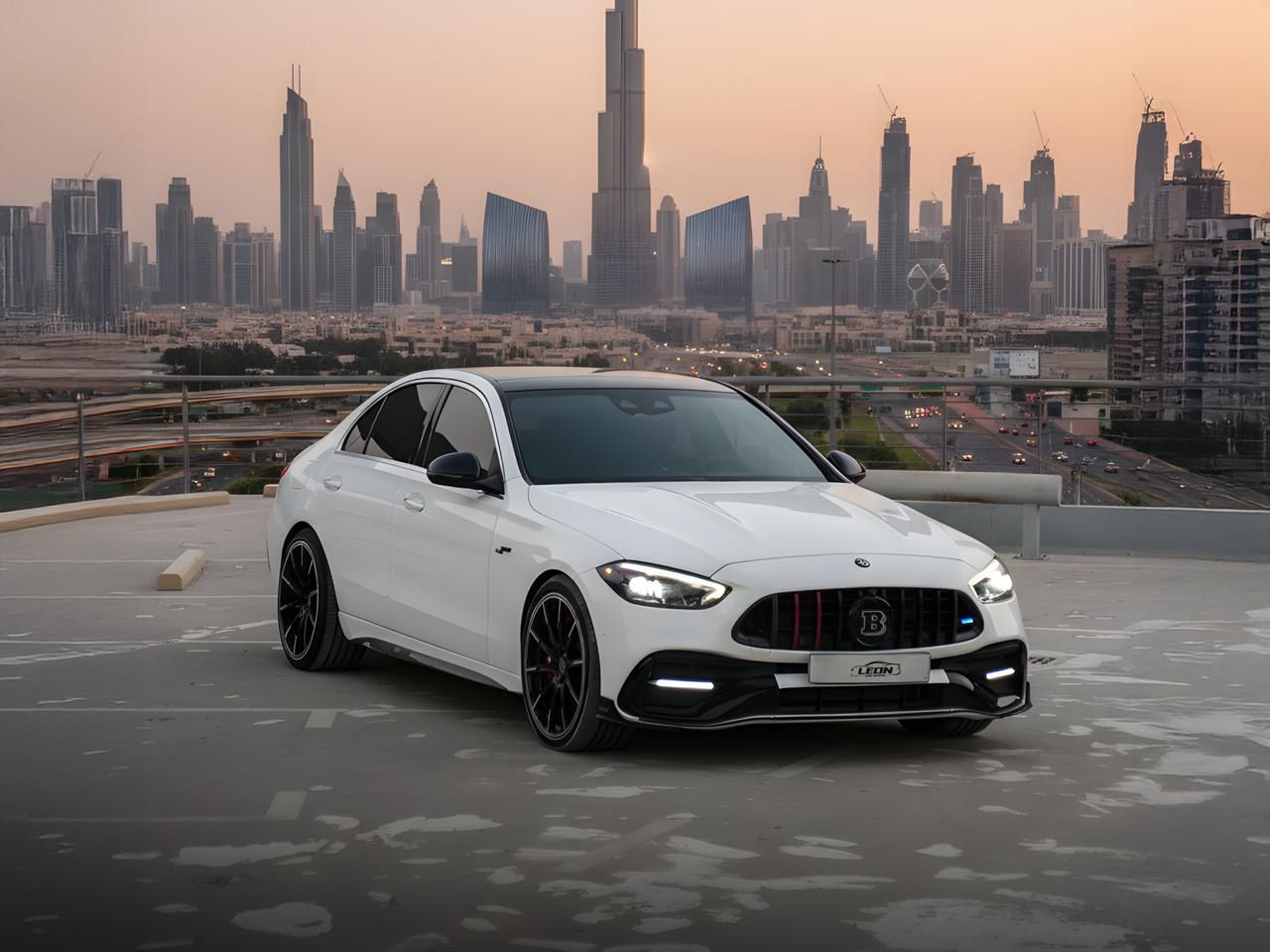 Mercedes C-Class Brabus C300 Kit  2024 Hire dubai