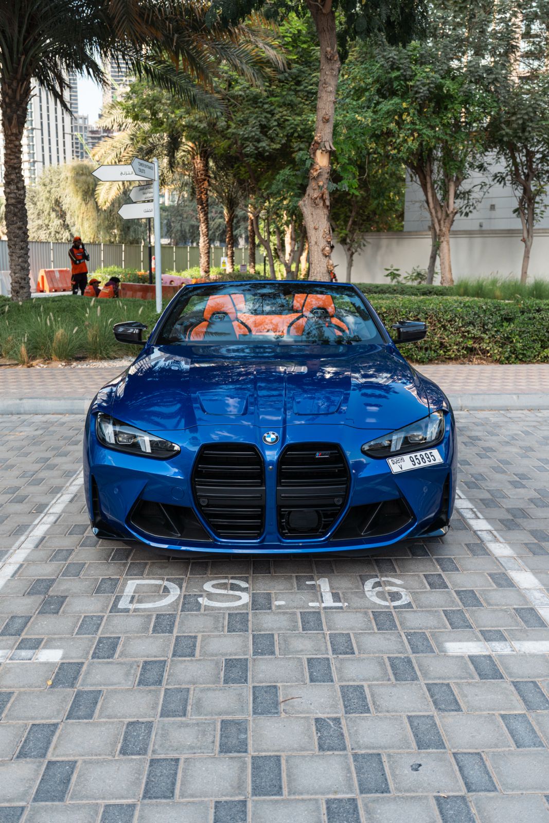 BMW M4 Competition 510 HP Blue  2024 Hire dubai
