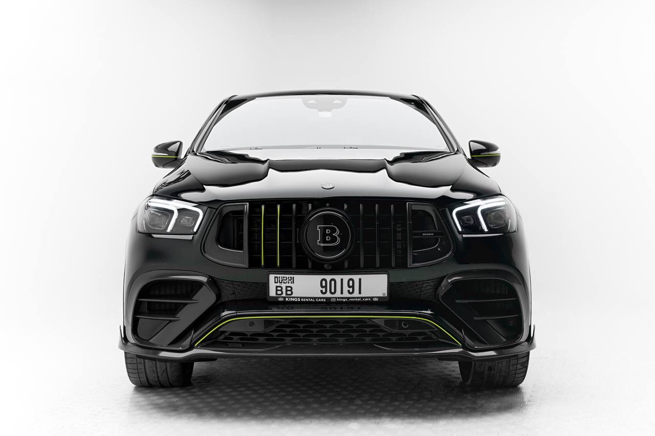 Mercedes GLE800 Brabus V8 Turbo Black  2023 Hire dubai