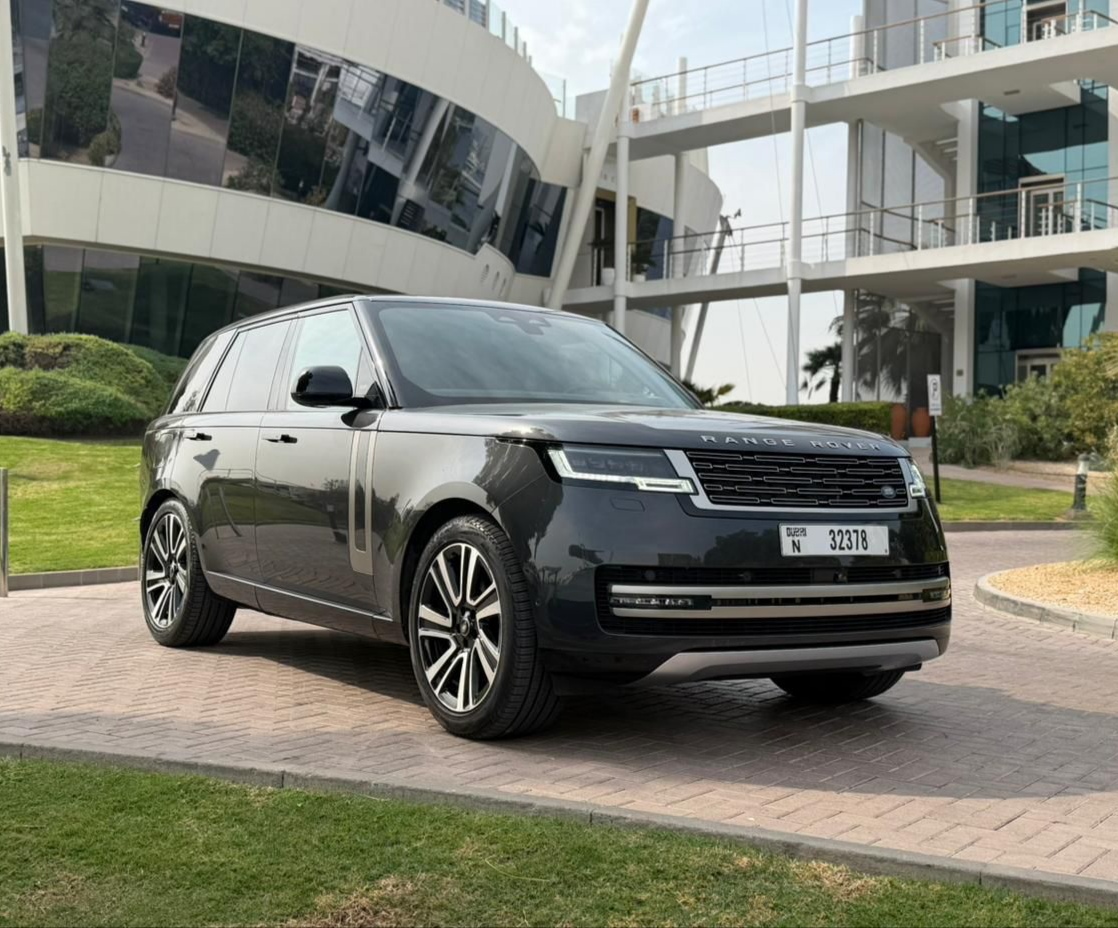 Range Rover Vogue HSE V8 Gray Good Price  2025 Hire dubai