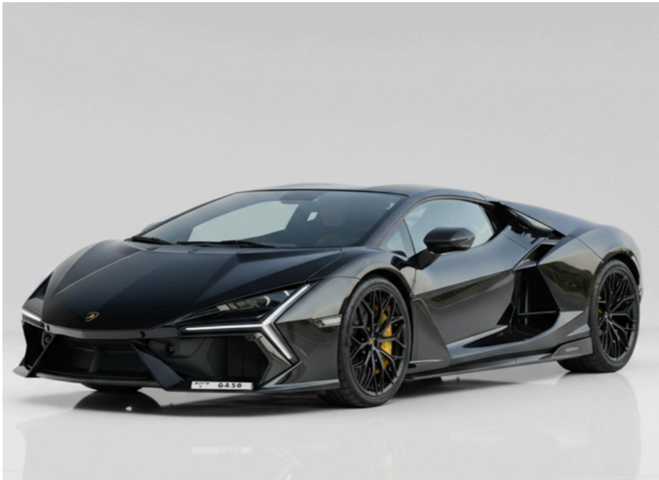 Lamborghini Revuelto V12 Black Best Price  2025 Hire dubai