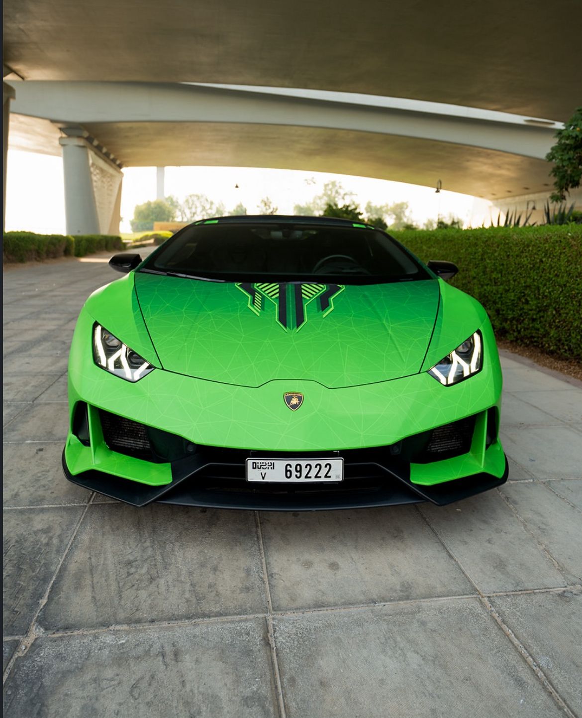 Lamborghini Huracan EVO Green & Black  2021 Hire dubai
