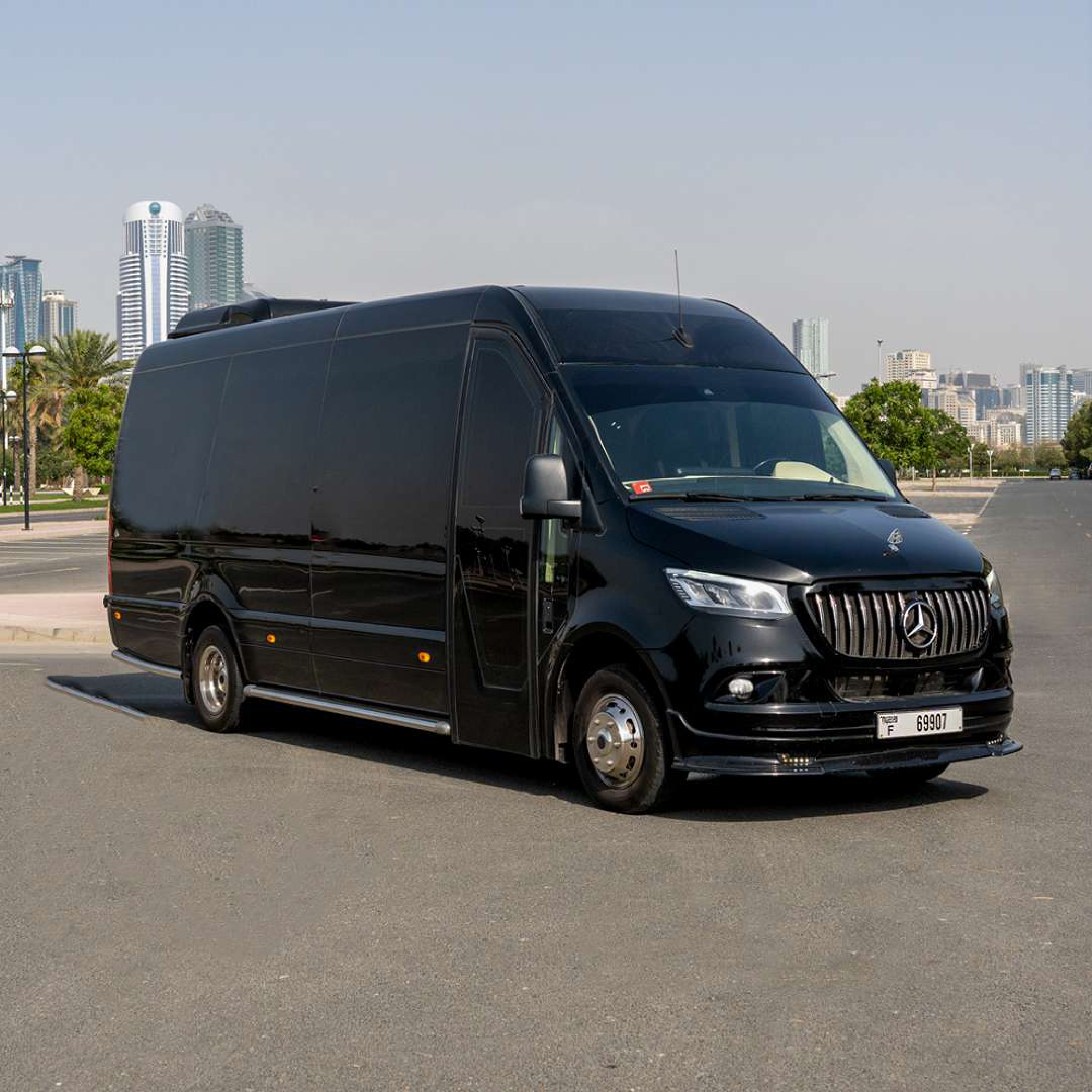 Mercedes MayBach Vip Sprinter 16 seater Black  2025 Hire dubai