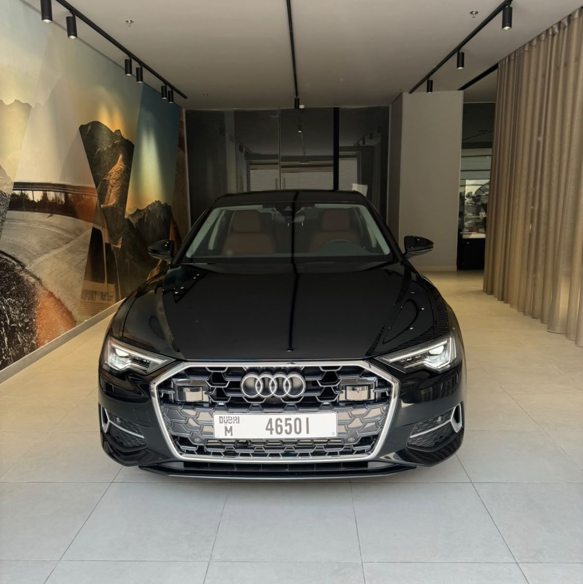 Audi A6 Black Long Term  2025 Hire dubai