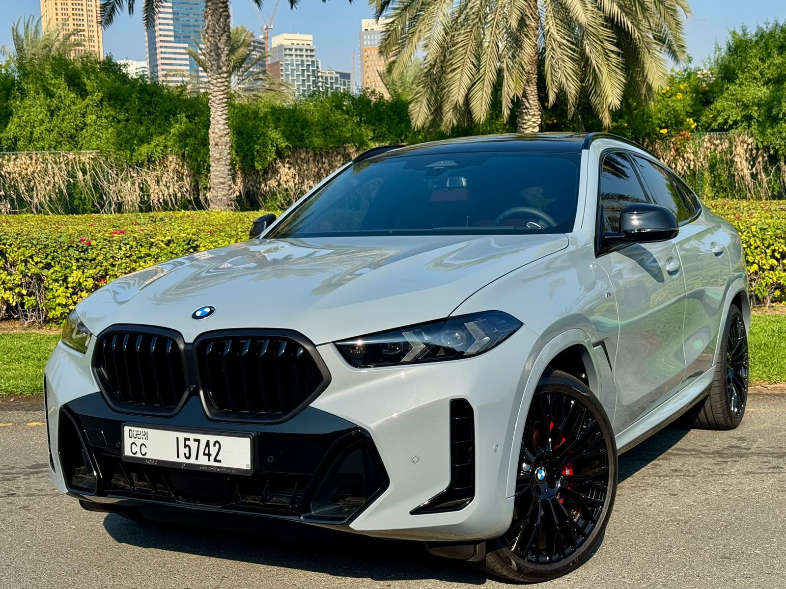 BMW X6 M Grey Best Price without deposit  2025 Hire dubai