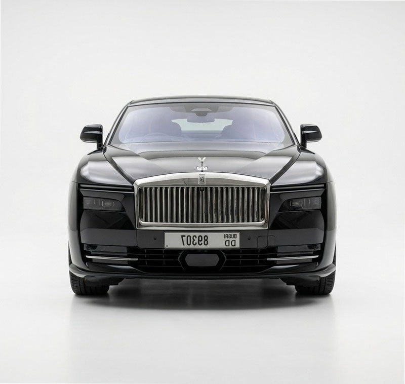 Rolls Royce Spectre Black | Electric Luxury and Chauffeur Service  2025 Hire dubai