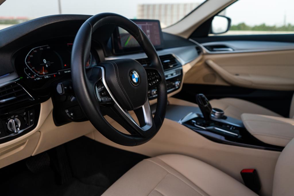 Rent Bmw Series 5 BLACK 2022 in Dubai , UAE 