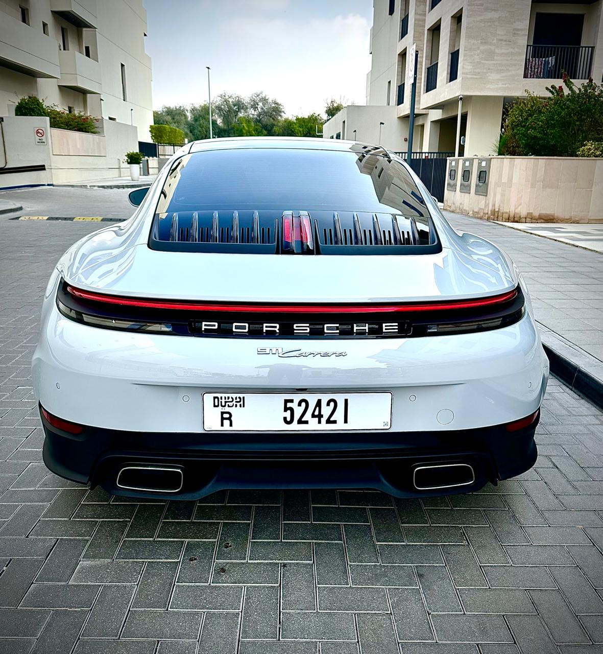 Rent Porsche Carrera WHITE 2026 in Dubai , UAE 