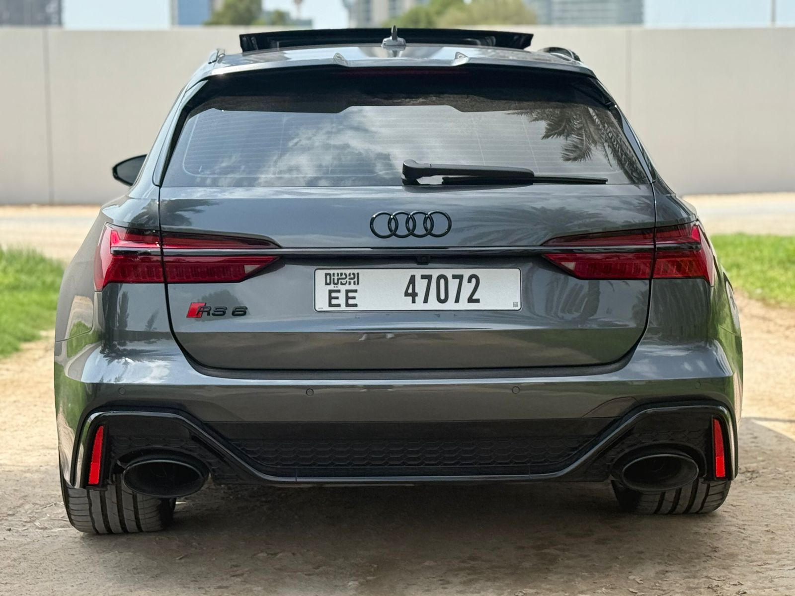 Rent Audi RS6 GREY 2025 in Dubai , UAE 