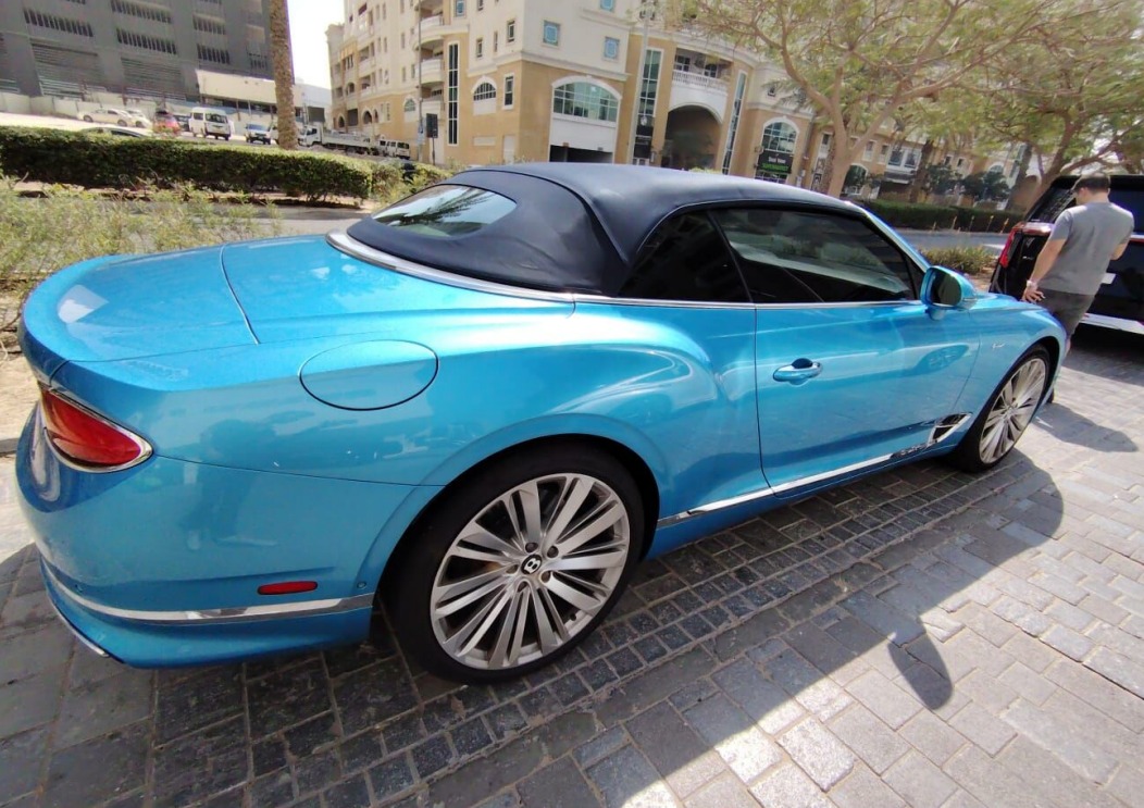Rent Bentley Continental BLUE 2022 in Dubai , UAE 