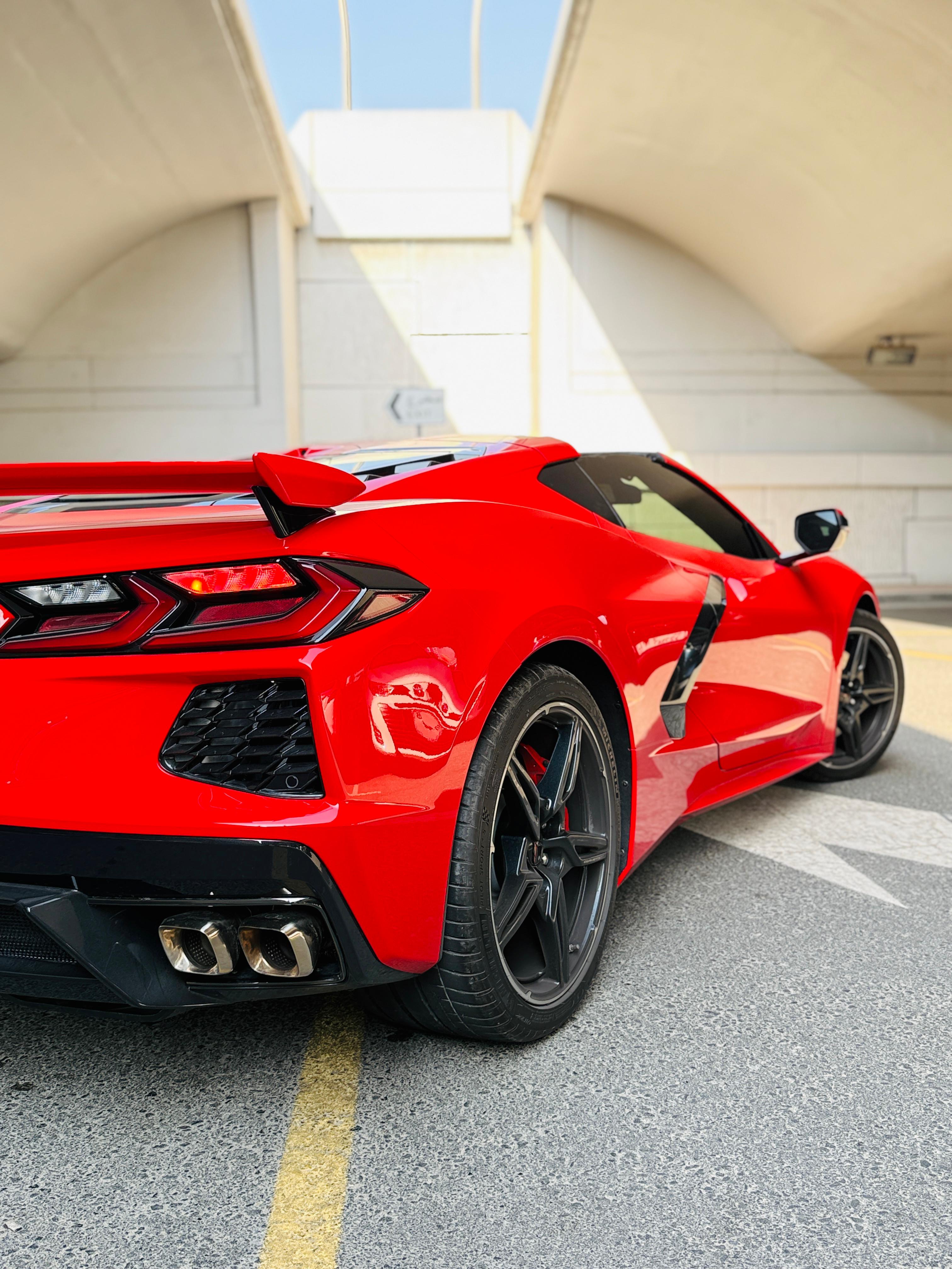 Rent Chevrolet Corvette RED 2025 in Dubai , UAE 
