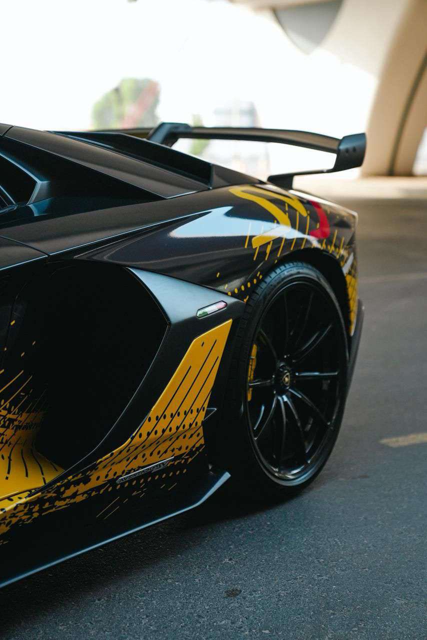Rent Lamborghini Aventador YELLOW 2022 in Dubai , UAE 
