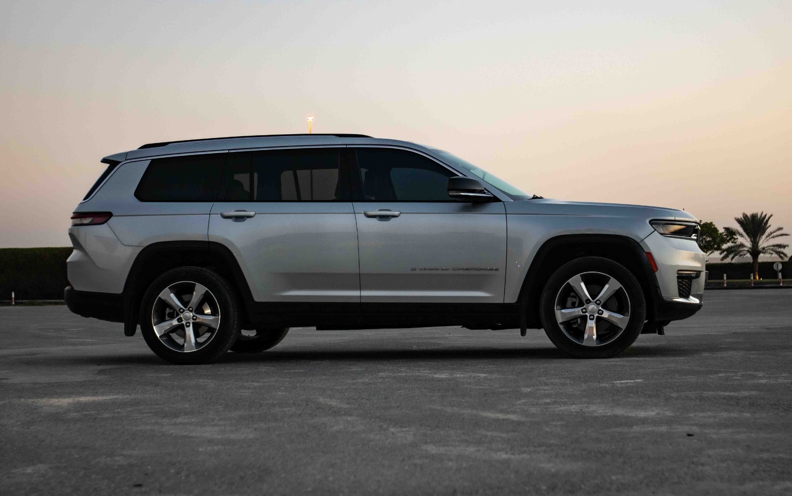 Rent Jeep Grand cherokee  Silver 2025 in Dubai , UAE 
