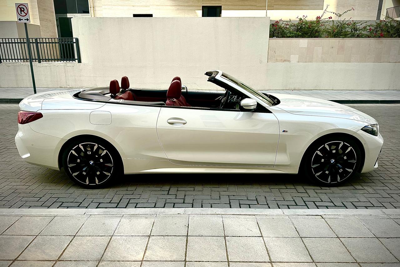 Rent Bmw Series 4 WHITE 2025 in Dubai , UAE 