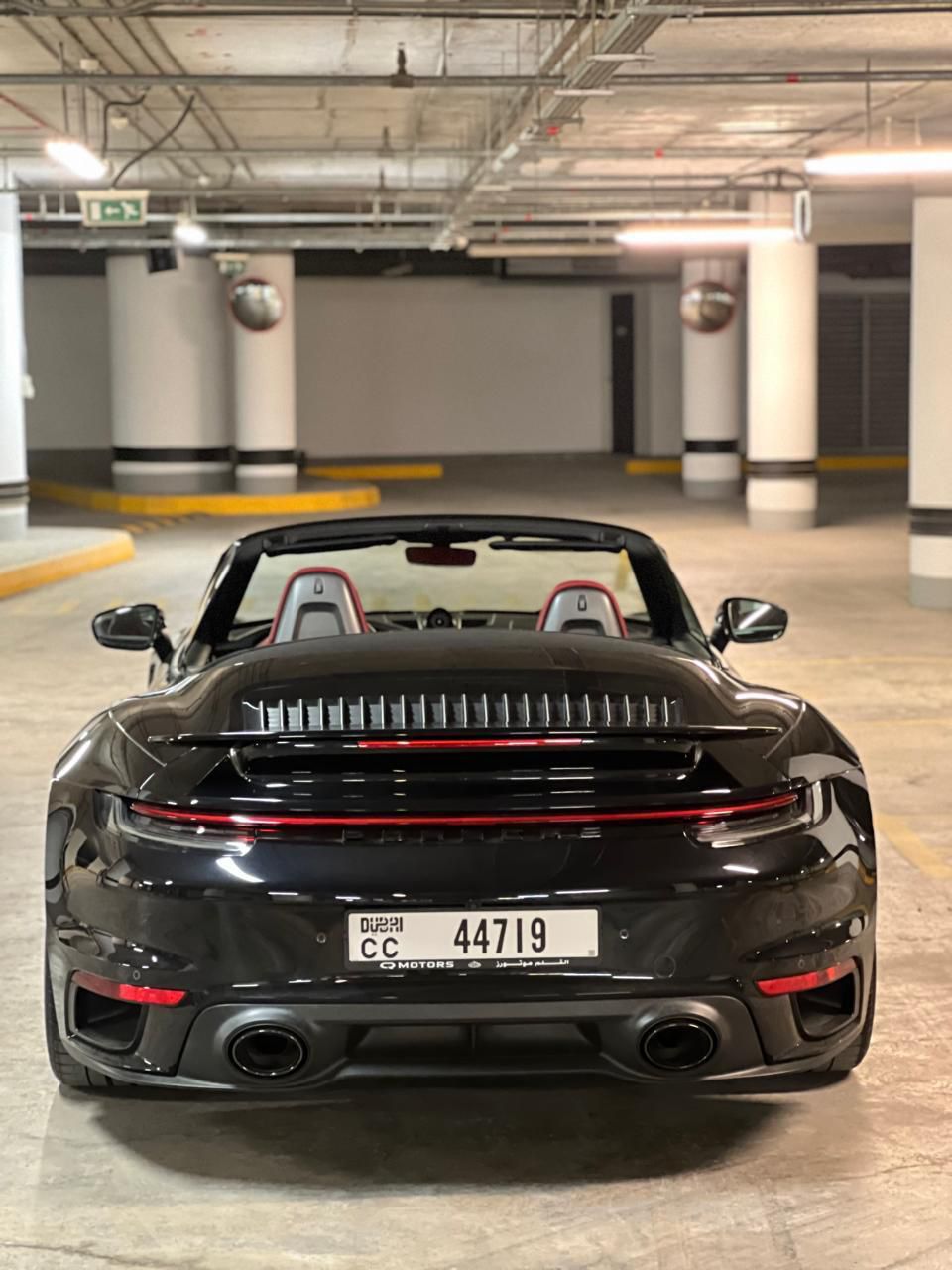 Rent Porsche 911 Turbo s BLACK 2023 in Dubai , UAE 