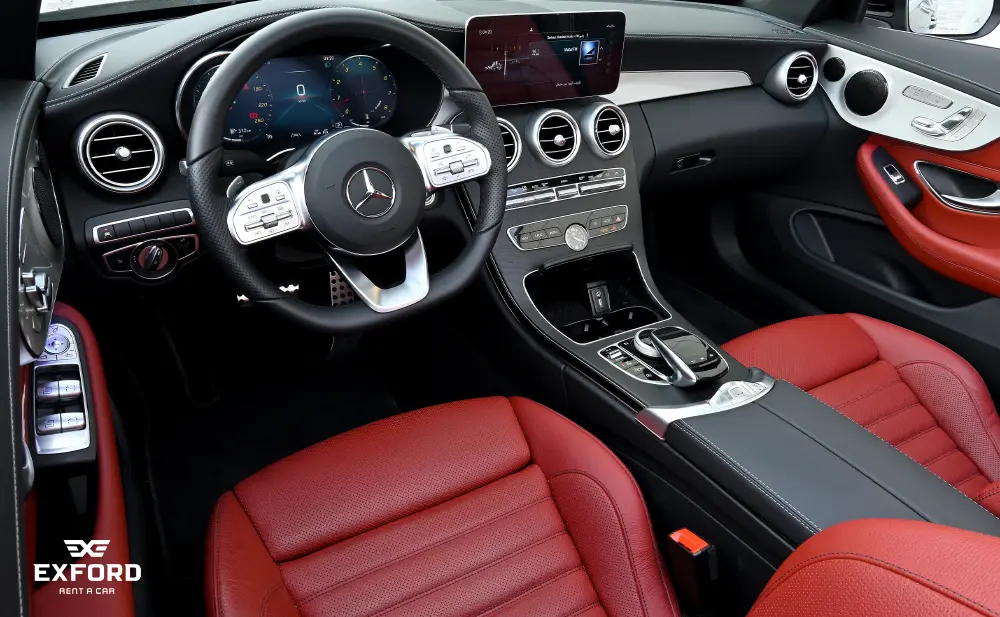 Rent Mercedes-Benz C-class BLACK 2023 in Dubai , UAE 