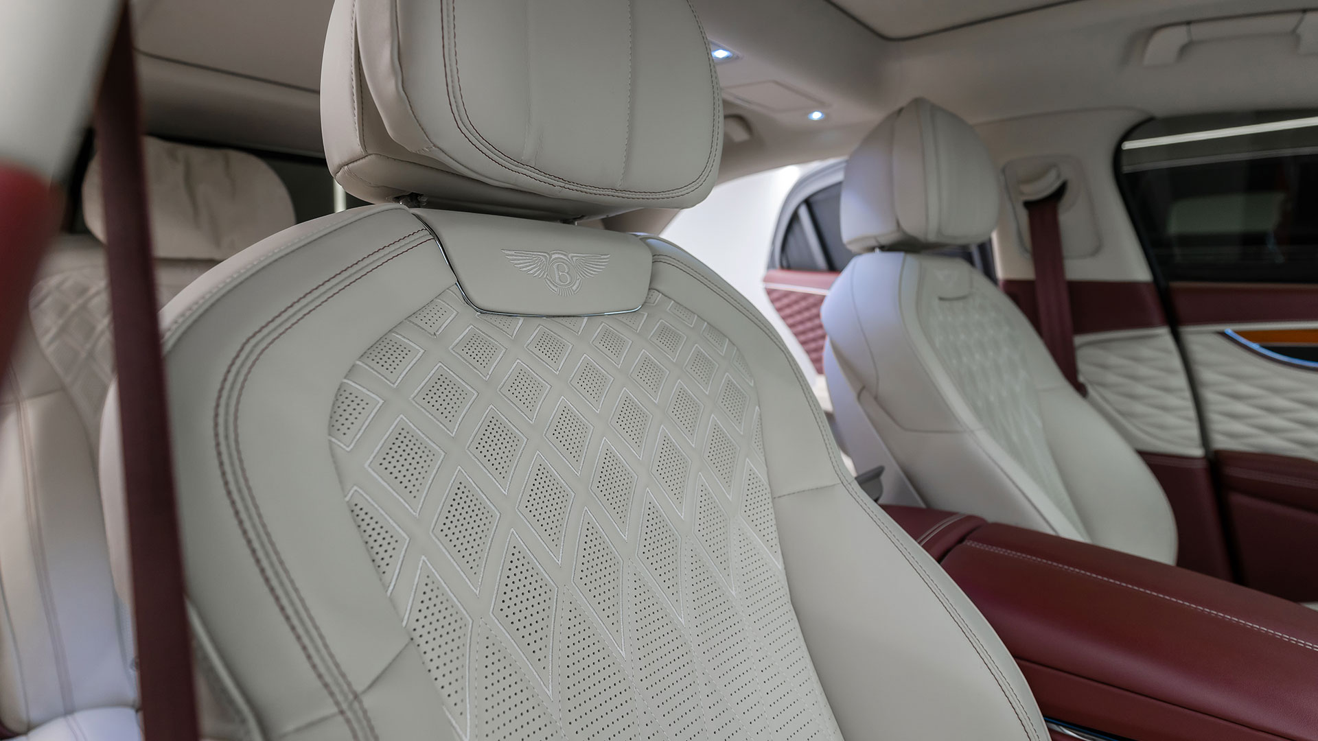 Rent Bentley Flying spur WHITE 2024 in Dubai , UAE 