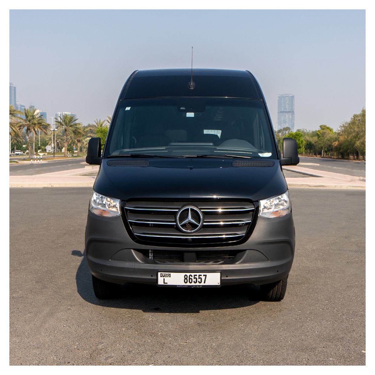 Rent Opulent Sprinter 19 Seater BLACK 2025 with chauffeur in Dubai , UAE 