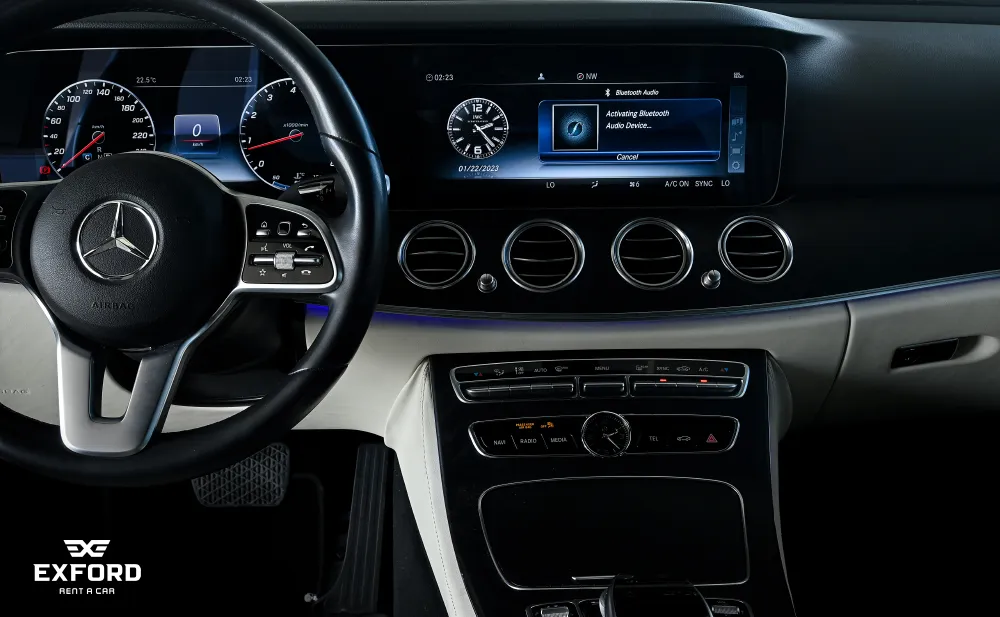 Rent Mercedes-Benz E-class WHITE 2021 in Dubai , UAE 