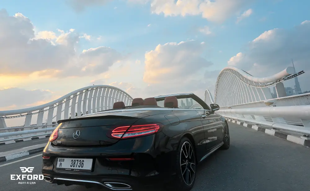 Rent Mercedes-Benz C-class BLACK 2023 in Dubai , UAE 
