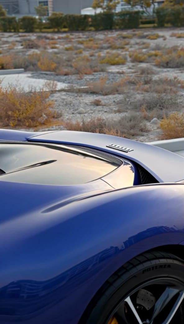 Rent Ferrari Gtb BLUE 2024 in Dubai , UAE 
