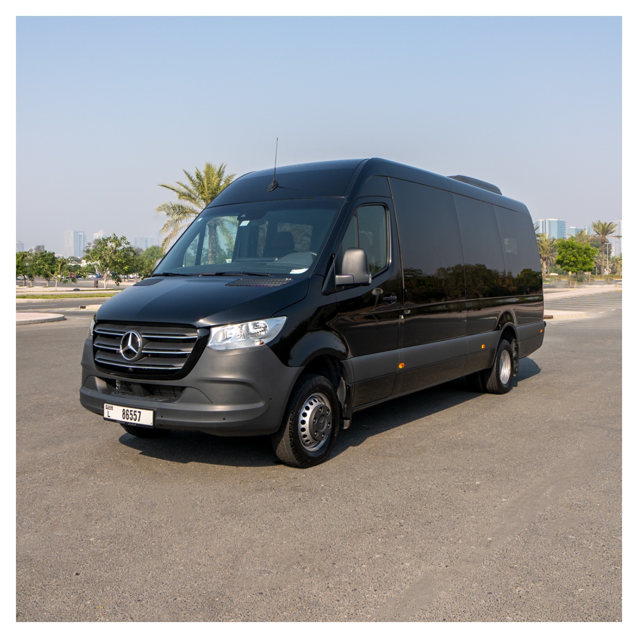 Rent Opulent Sprinter 19 Seater BLACK 2025 with chauffeur in Dubai , UAE 