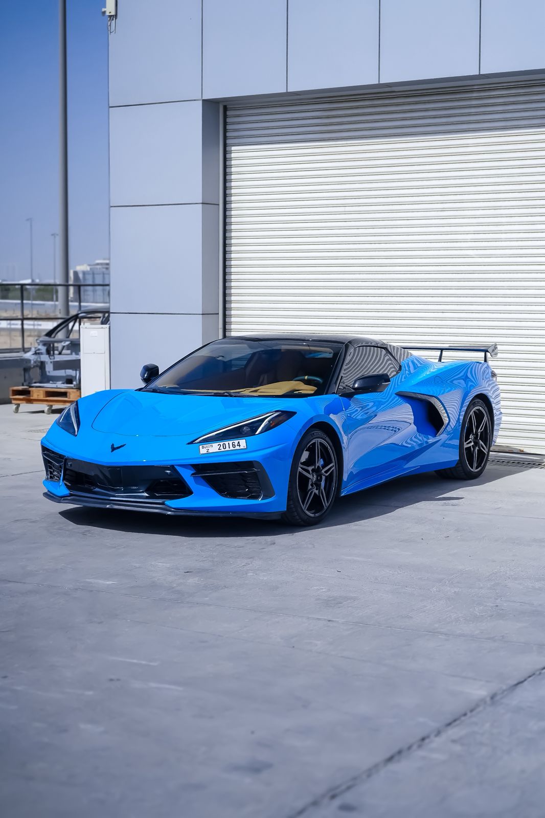 Rent Chevrolet Corvette BLUE 2023 in Dubai , UAE 