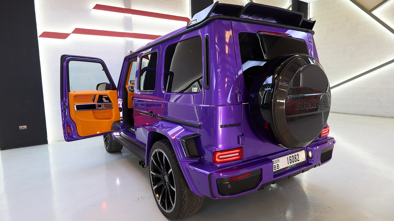 Rent Mercedes-Benz G-class PURPLE 2023 in Dubai , UAE 