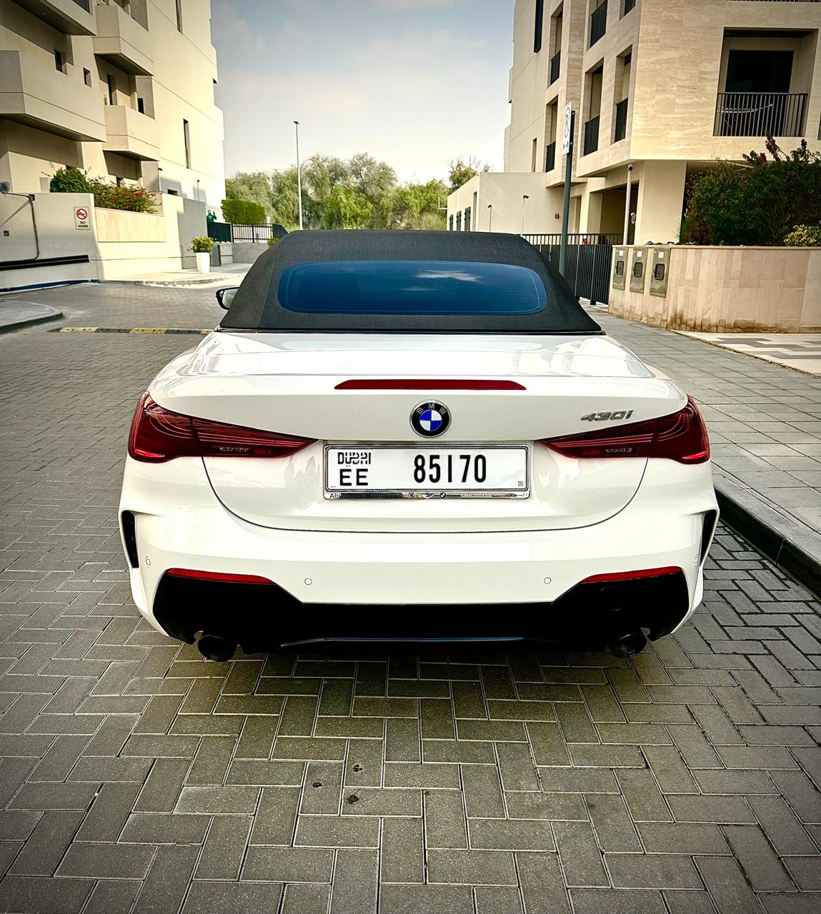 Rent Bmw Series 4 WHITE 2025 in Dubai , UAE 