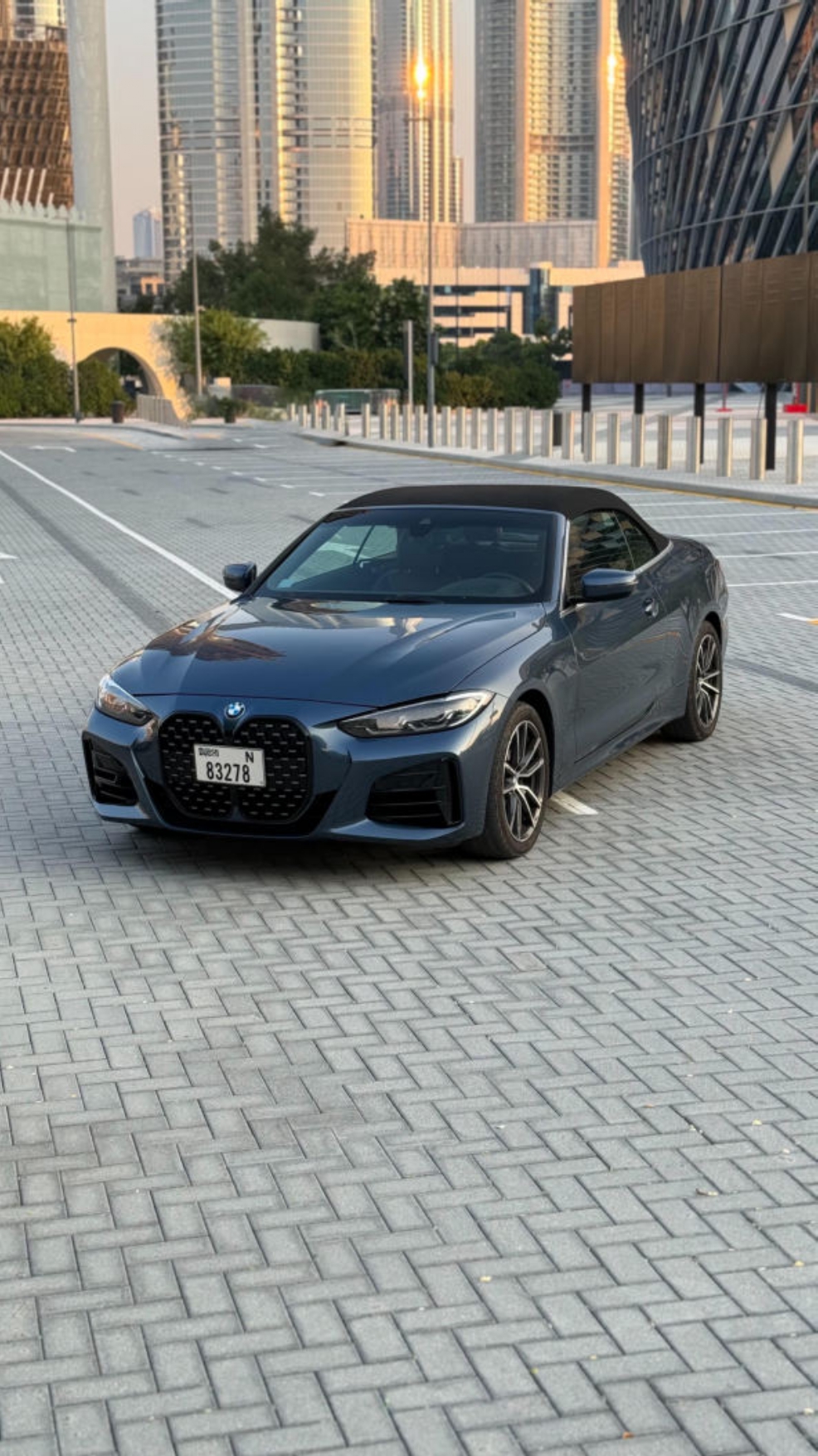 Rent Bmw Series 4 BLUE 2023 in Dubai , UAE 