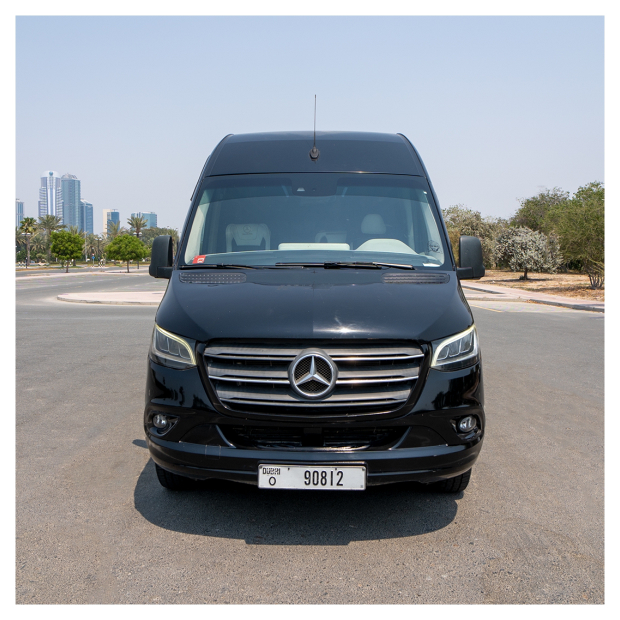 Rent VIP Sprinter 16 Seater BLACK 2025 with chauffeur in Dubai , UAE 