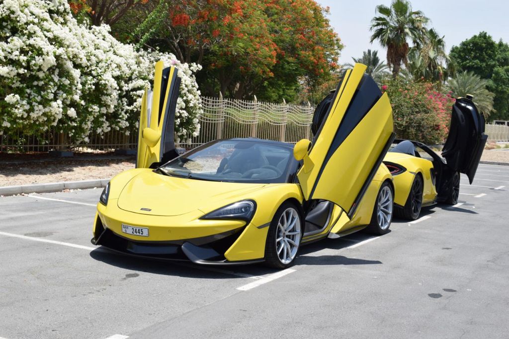 Rent McLaren 570s YELLOW 2020 in Dubai , UAE 
