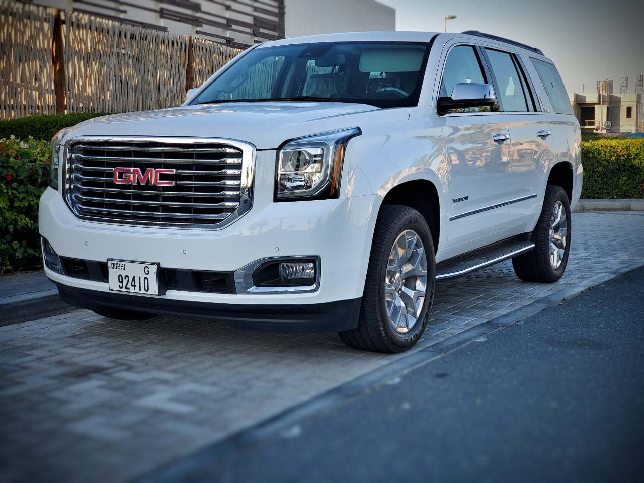 Rent GMC Yukon WHITE 2020 in Dubai , UAE 