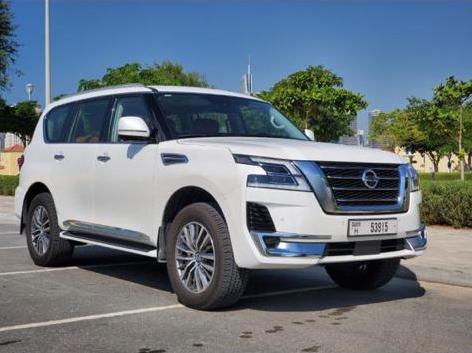 Rent Nissan Patrol WHITE 2020 in Dubai , UAE 