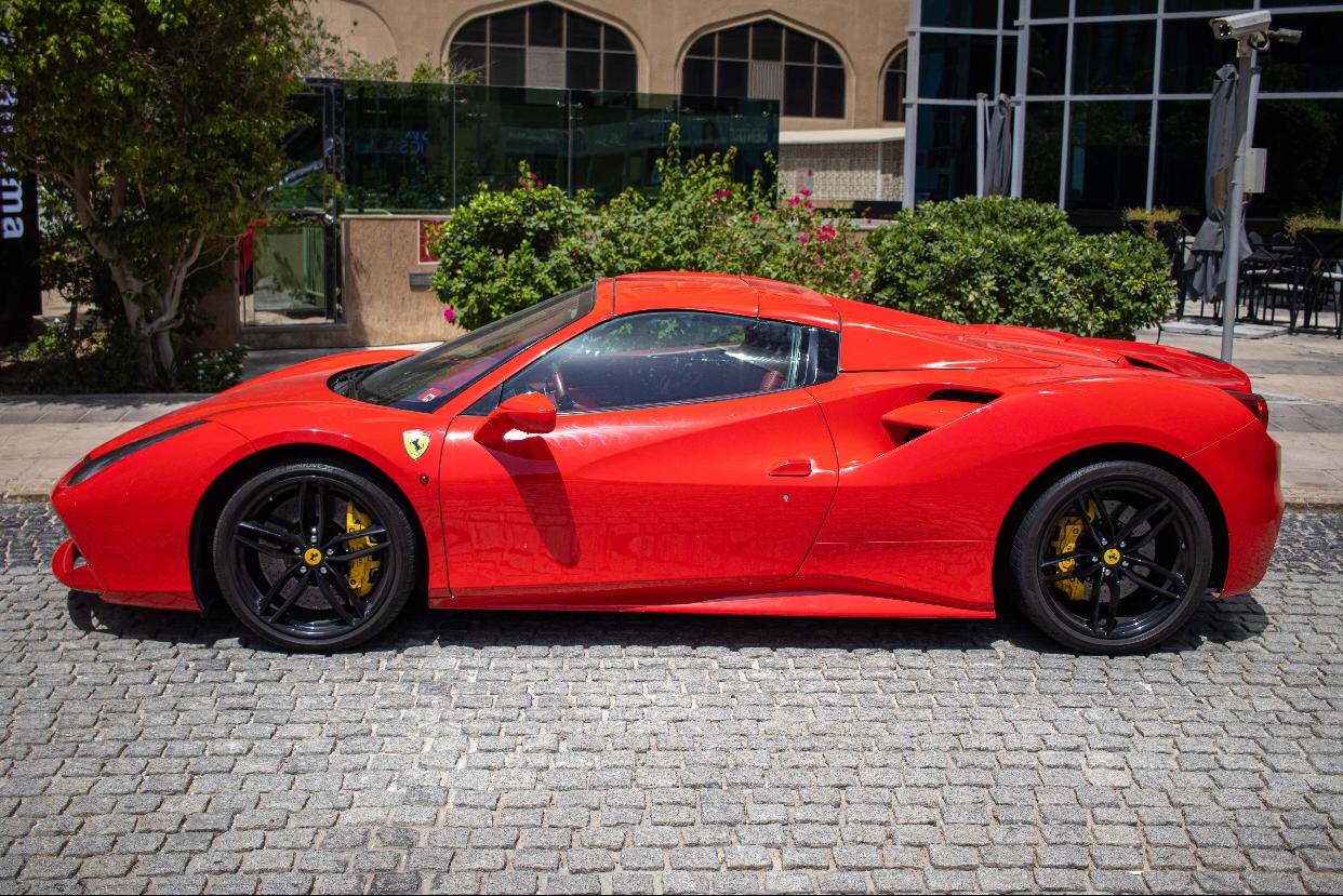 Rent Ferrari 488 RED 2019 in Dubai , UAE 