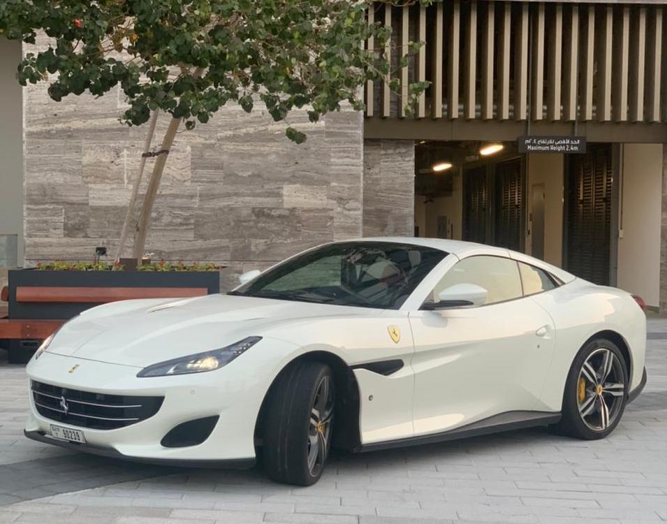 Rent Ferrari Portofino WHITE 2020 in Dubai , UAE 