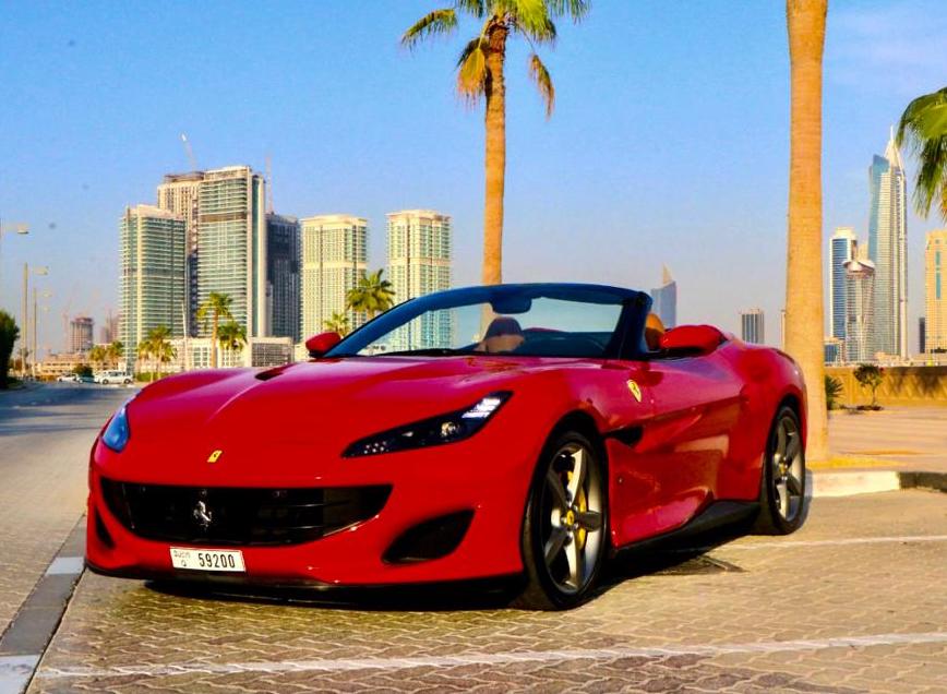 Rent Ferrari 488 RED 2020 in Dubai , UAE 