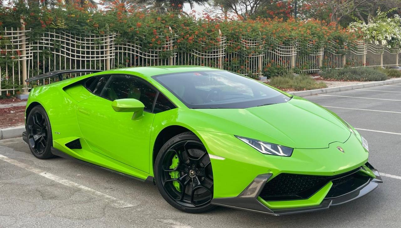 Rent Lamborghini Huracan BEIGE 2020 in Dubai , UAE 