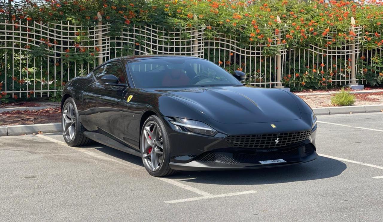 Rent Ferrari Roma BLACK 2020 in Dubai , UAE 