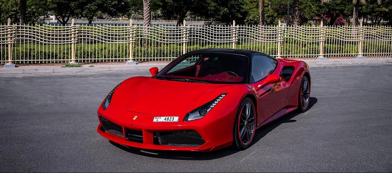 Rent Ferrari 488 RED 2020 in Dubai , UAE 